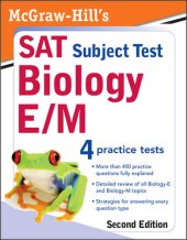 book McGraw-Hill's SAT Subject Test: Biology E/M