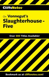 book CliffsNotes on Vonnegut's Slaughterhouse-Five