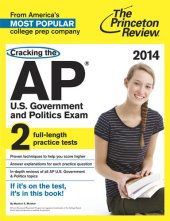 book Cracking the AP U.S. Government & Politics Exam, 2014 Edition