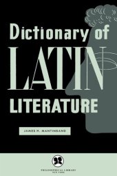 book Dictionary Of Latin Literature