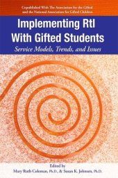 book Implementing RTI with Gifted Students: Service Models, Trends, and Issues