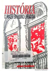 book História: o prazer em ensino e pesquisa