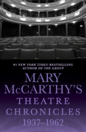 book Mary McCarthy's Theatre Chronicles, 1937–1962