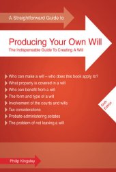 book A Straightforward Guide To Producing Your Own Will