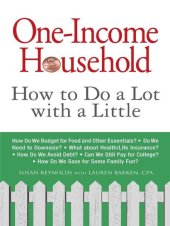 book One-Income Household: How to Do a Lot with a Little