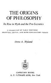 book The Origins of Philosophy