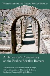 book Ambrosiaster's Commentary on the Pauline Epistles: Romans