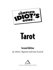 book The Complete Idiot's Guide to Tarot