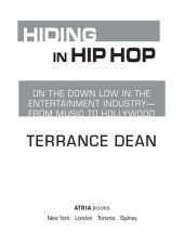 book Hiding in Hip Hop: On the Down Low in the Entertainment Industry—from Music to Hollywood