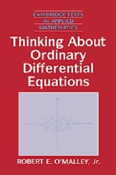 book Thinking about Ordinary Differential Equations