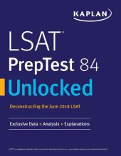 book LSAT PrepTest 84 Unlocked: Exclusive Data + Analysis + Explanations