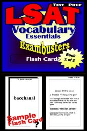 book LSAT Test Prep Essential Vocabulary - Exambusters Flash Cards - Workbook 1 of 3: LSAT Exam Study Guide