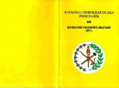 book National-demokratisches Programm der Eritreischen Volksbefreiungsfront (EPLF)