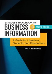 book Strauss's Handbook of Business Information