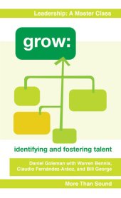 book Grow: Identifying and Fostering Talent