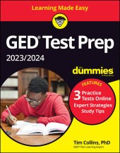 book GED Test Prep 2023/2024 For Dummies with Online Practice