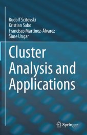 book Cluster Analysis and Applications