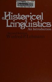 book Historical Linguistics: An Introduction