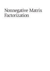 book Nonnegative Matrix Factorization