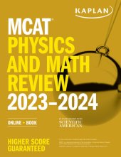 book MCAT Physics and Math Review 2023-2024: Online + Book