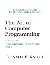 book The Art of Computer Programming, Volume 4B: Combinatorial Algorithms