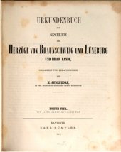 book Urkundenbuch zur Geschichte der Herzöge von Braunschweig und Lüneburg und ihrer Lande / Vom Jahre 1342 bis zum Jahre 1356