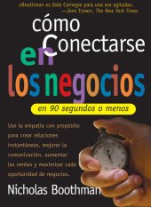 book Cómo conectarse en los negocios en 90 segundos o menos