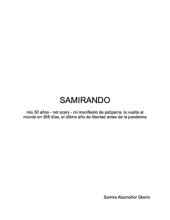 book Samirando: mis 30 años--not scary--mi manifiesto de patiperra, la vuelta al mundo en 365 días, el último año de libertad antes de la pandemia