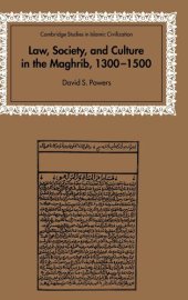 book Law, Society, and Culture in the Maghrib, 1300-1500