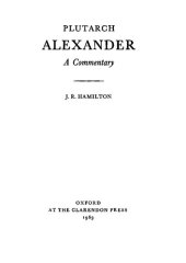 book Plutarch: Alexander: A Commentary