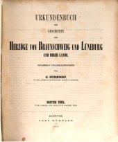 book Urkundenbuch zur Geschichte der Herzöge von Braunschweig und Lüneburg und ihrer Lande / Vom Jahre 1357 bis zum Jahre 1369