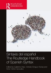 book Sintaxis del español / The Routledge Handbook of Spanish Syntax (Spanish Edition)