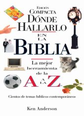 book Donde Hallarlo en la Biblia edición compacta