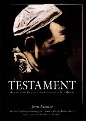 book Testament: Memoir of the Thoughts and Sentiments of Jean Meslier