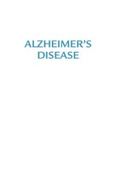 book Alzheimer’s Disease