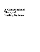 book A computational theory of writing systems