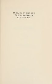 book England in the Age of the American Revolution