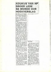 book The Hoek Report/ Die Hoek Verslag