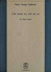 book Chi sono io, chi sei tu. Su Paul Celan