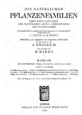 book Die natürlichen Pflanzenfamilien nebst ihren Gattungen und wichtigeren Arten insbesondere den Nutzpflanzen : unter Mitwirkung zahlreicher hervorragender Fachgelehrten. Bd. 17b