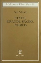 book Stato, grande spazio, nomos