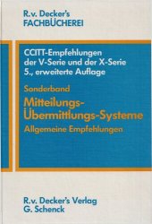 book Mitteilungs-Übermittlungs-Systeme: Allgemeine Empfehlungen