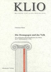 book Die Demagogen und das Volk: Zur Politischen Kommunikation Im Athen Des 5. Jahrhunderts V. Chr.