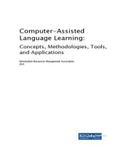 book Computer-Assisted Language Learning: Concepts, Methodologies, Tools, and Applications, 4 Volume Set