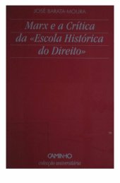 book Marx e a crítica da escola histórica do direito