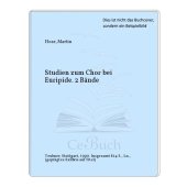 book Studien zum Chor bei Euripides. Teil 1