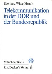 book Telekommunikation inder DDR und der Bundesrepublik