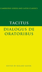 book Tacitus: Dialogus de oratoribus