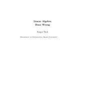 book Linear Algebra Done Wrong