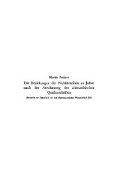 book Die Beziehungen der Nichtisraeliten zu Jahwe nach der Anschauung der altisraelitischen Quellenschriften